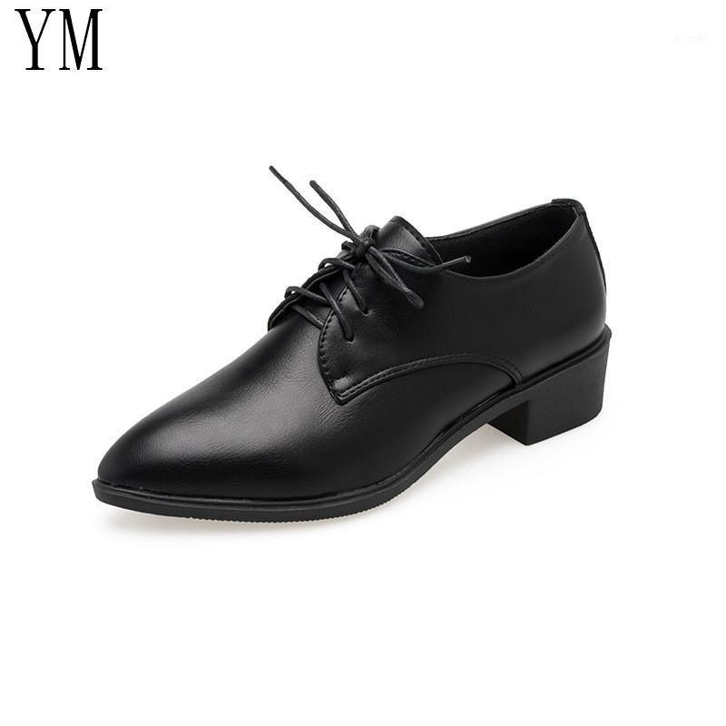 

New Arrival British Boots Fashion Shoes Women Short Boots Lace-up Sheepskin Leather shoes Ankle Pointed Heel Sexy1, Black patent leather