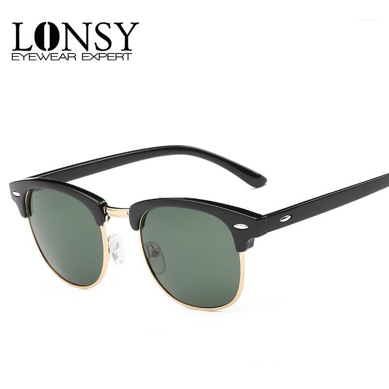 

Sunglasses CLASSIC Half Metal Men Women Brand Designer Glasses 7 Color Coating Polarization Sun Fashion1