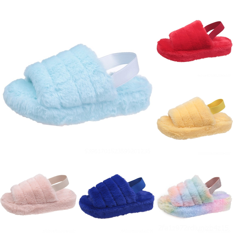 TCXG Pantoufles Peluche Peluche Version Australie Femmes Pantoufles en laine Toecap Accueil Pantoufles épais en cuir Top Niveau Niveau Nouveau Fo
