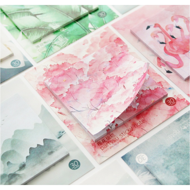 

Mohamm 30 Sheets Cherry Blossom Flamingo Planner Stickers Sticky Notes Memo Pad Kawaii Stationery Memo Pads Note Pad Office F bbyYUf