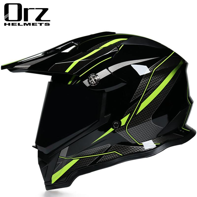 

Helmet Motorcycle Helmet Motocross Full Face Crash Visors DOT Approved Multiple Colour