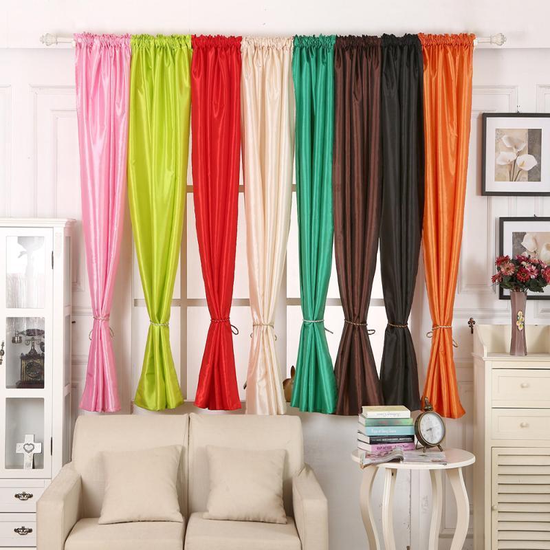 

Functional Solid Blackout Curtains Valance window treatments for Living Room Bedroom Balcony Shower kitchen Curtains Blinds1, Red