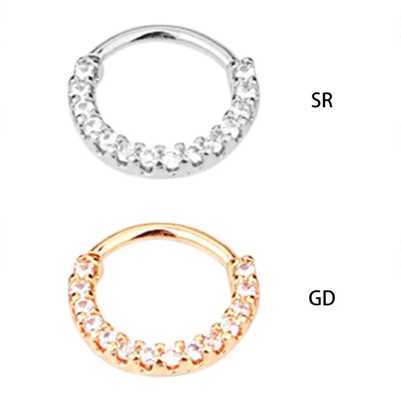 

Earrings 1Piece On Golden Zircon Color Without Ear Cuff Clip For earcuff Women Piercing Earrings Accessories Hoop Charming