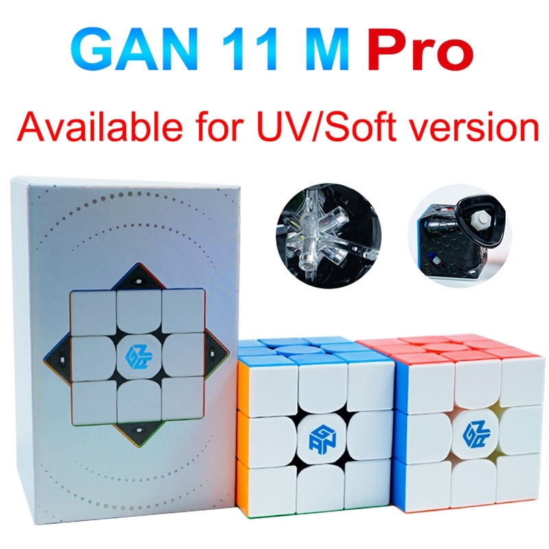 

GAN 11 M Pro Soft UV Frosted 3x3 Magnetic Magic Speed Cubes Magnets Professional Puzzle Toys 201219
