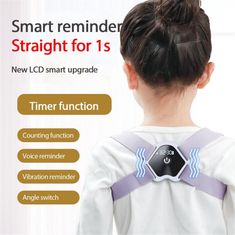 

Adjustable Smart Back Posture Corrector Correction Band Humpback Back Pain Relief Corrector Brace Shoulder Training Belt Unisex, 01