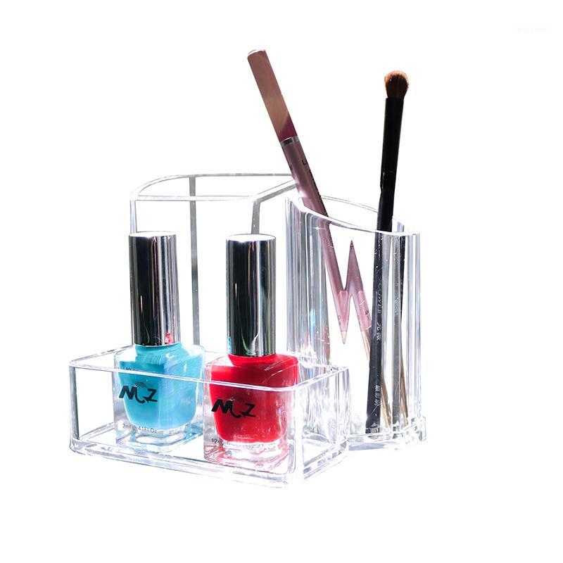 

Storage Box Holder Makeup Organizer Portable Cotton Pads Container Acrylic Transparent Nail Polish Cotton Swabs Stick Organizer1