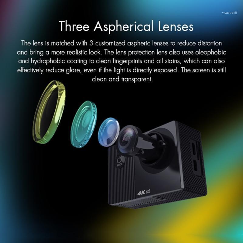 

1 Set 4K 60fps Wifi Action Camera Waterproof Underwater Helmet 2.0 Inch LCD Touch Screen Remote Control Video Recording Cameras1
