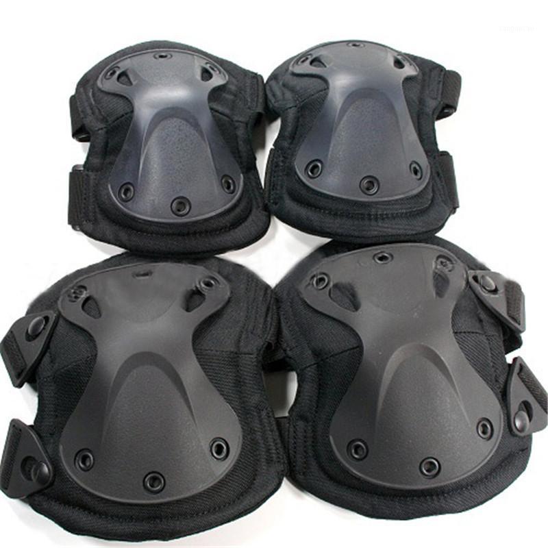 

Tactical X Shape Knee Pads Elbow Pads Skateboard Paintball Hunting Outdoor Sports Gear knee protective1, Black