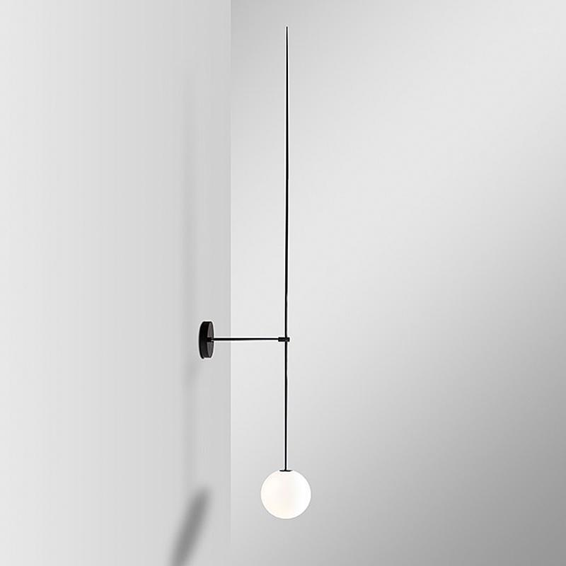 

Nordic modern LED Wall Lamp Glass Ball Bathroom Mirror Besde American Retro Wall Light Sconce1
