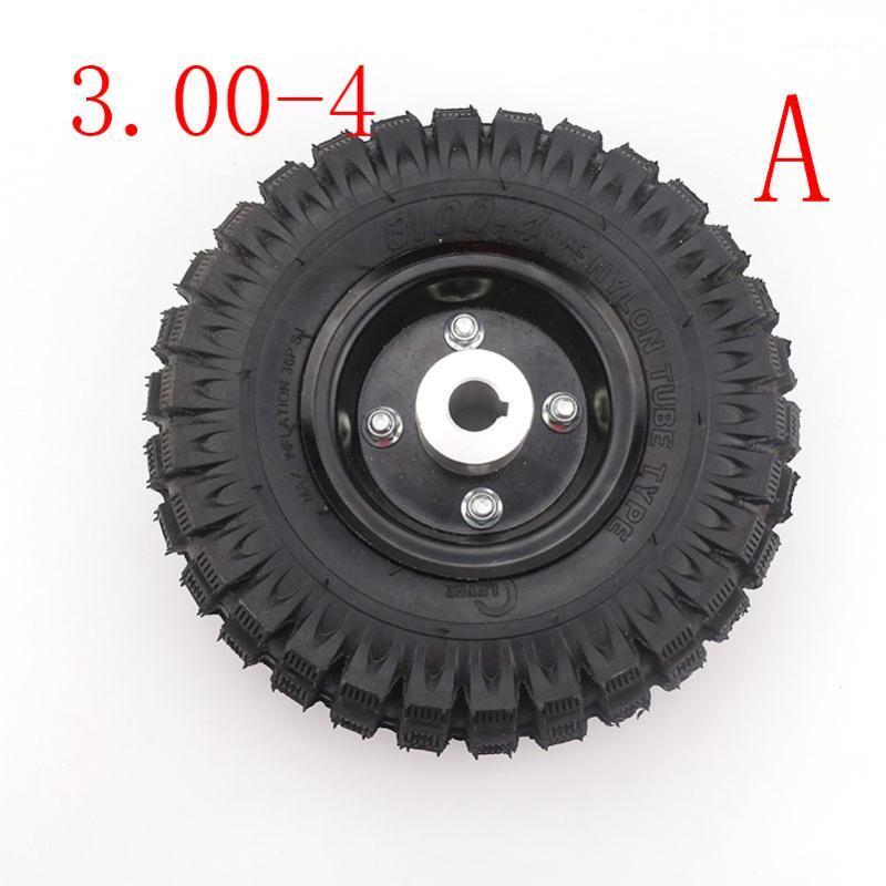 

Good quality 3.00-4 4.10-4 trye tire and inner tube rim wheel Alloy Rim hub for 49cc ATV Quad Go Kart Gas scooter bike motorcy1