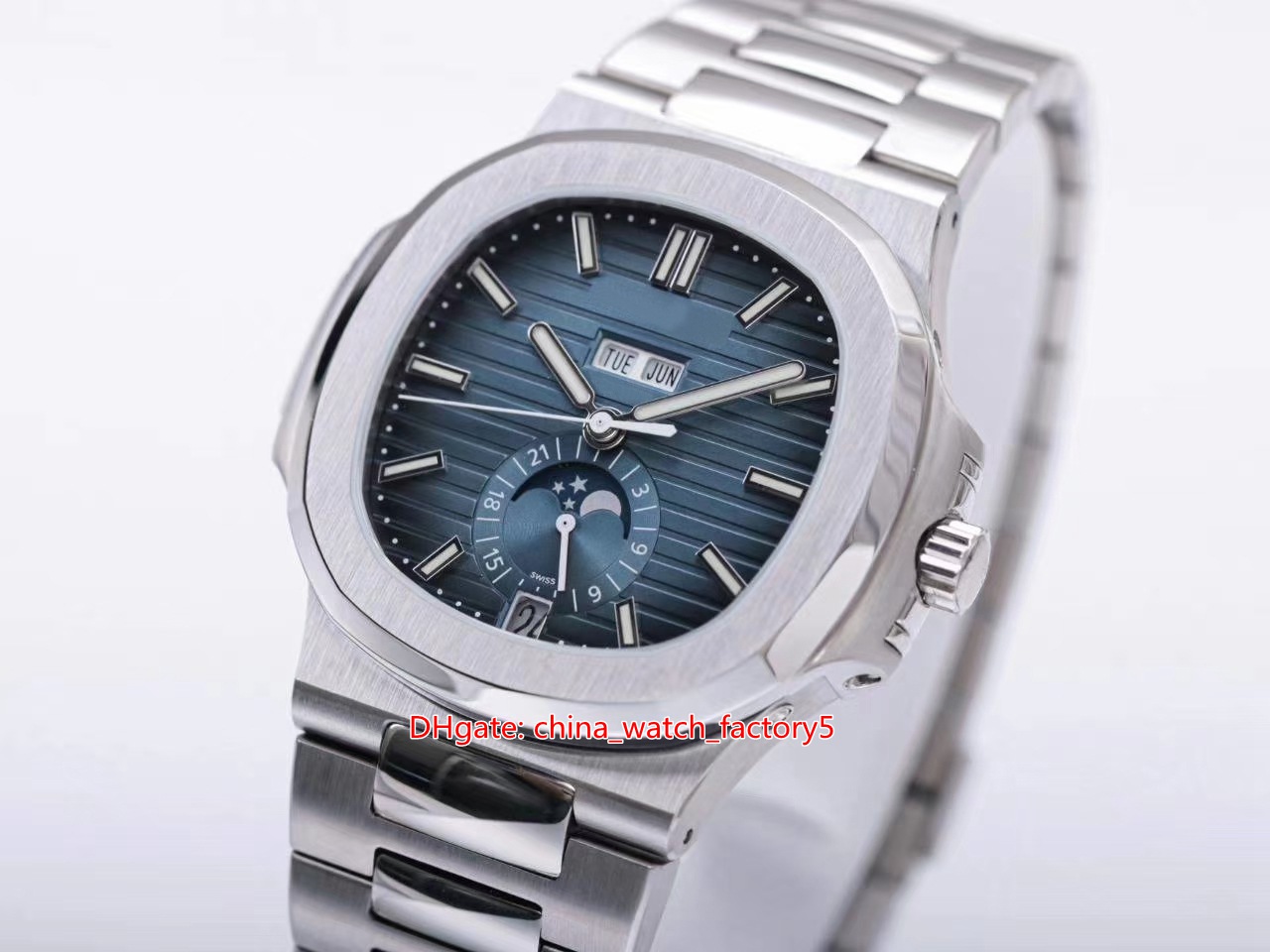 

GR Factory V3 Super Version CAL.324 S QA LU 24H Movement 40.5mm 5726/1A-014 904 Steel Mechanical Automatic Mens Men's Watch Watches
