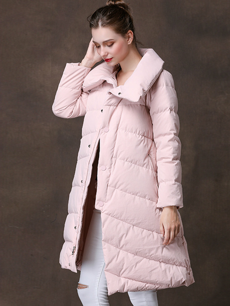 

White Duck Korean Long Winter Coat, Coats, Hot Female Park, Xmxd8383 Kj2937 2rs6, Is white