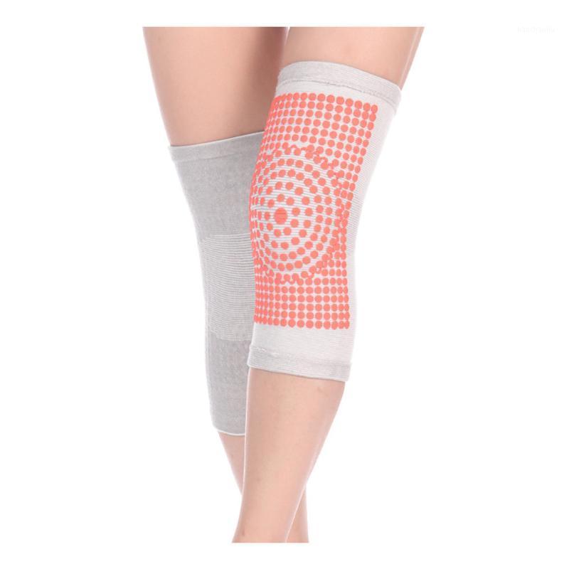 

1 Pair Self Heating Knee Pads Magnetic Therapy Kneepad Pain Relief Arthritis Brace Support Patella Knee Sleeves Pads #YL51, Gray