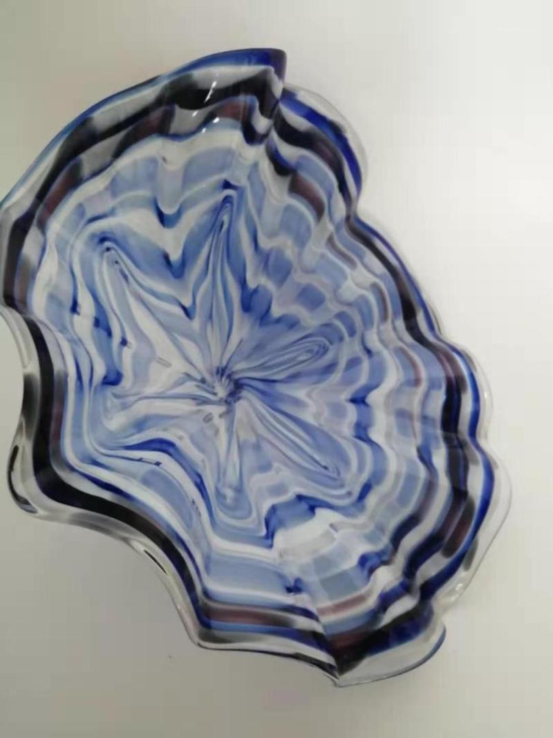 

Modern Murano Glass Wall Art Decor Murano Fashion Glass Wall Decorative Plates1