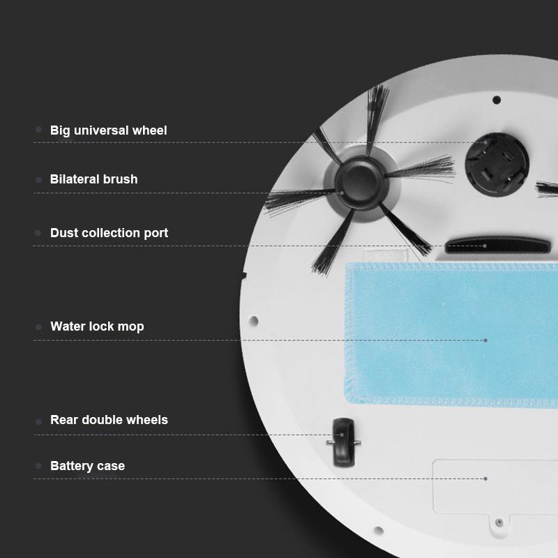 

Newly Sweeper Robot Home Cleaning Machine USB Charging Ultra-Thin Smart Vacuum Cleaner Sweeping Robot VA88