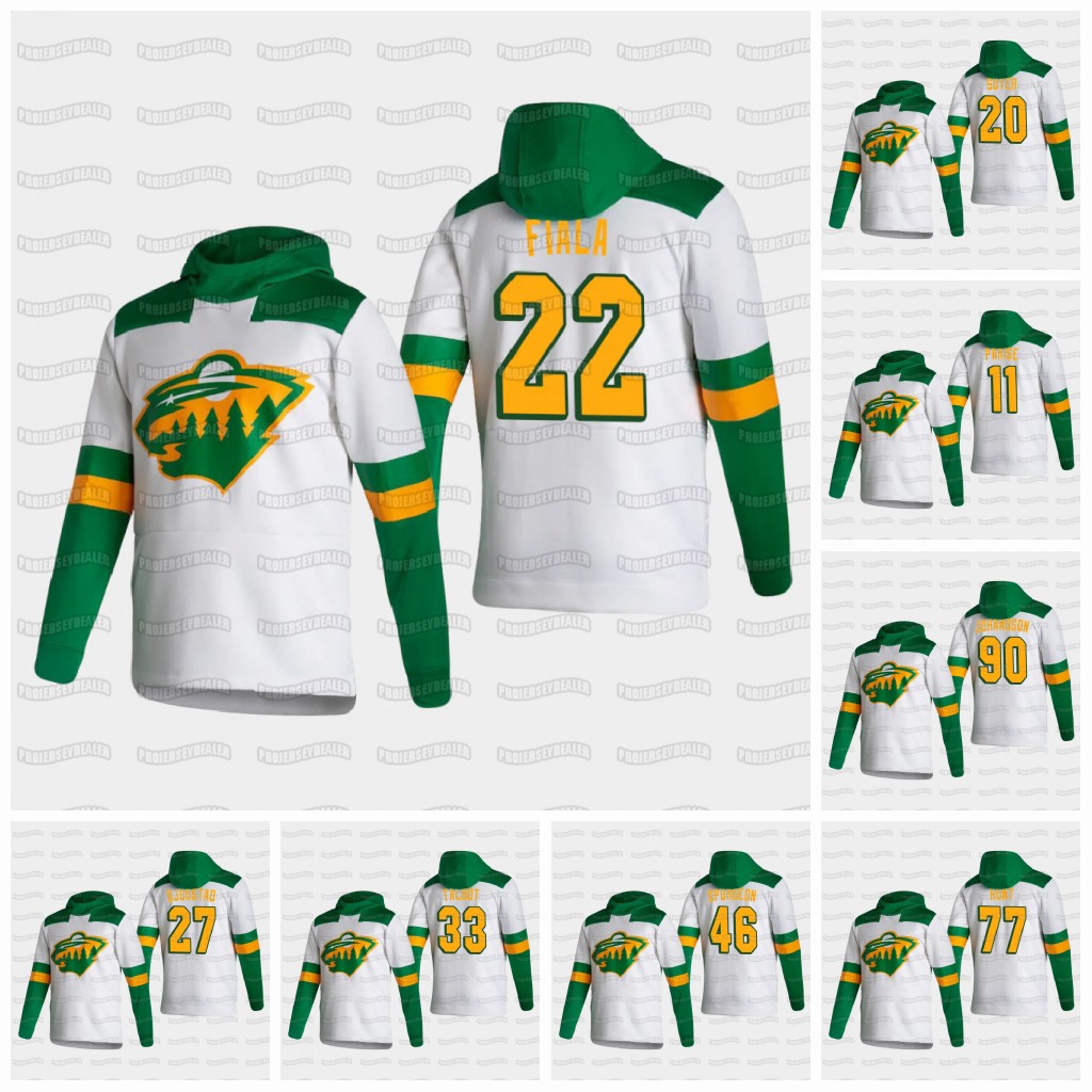 

Womens Kirill kaprizov Minnesota Wild 2021 Reverse Retro Kevin Fiala Marco Rossi Talbot Galchenyuk Zach Parise Johansson Suter Hoodie Jersey, Black;red