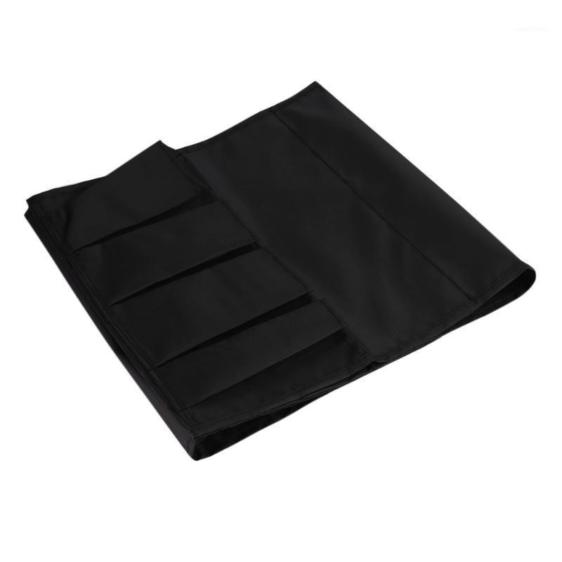 

Sofa Side Foldable Portable Storage Bag Pouch TV Remote Control Organizer Holder Household Tool Hanging Cases Basket1, Black