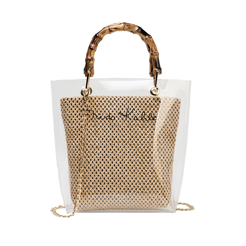 

Beach Clear Woman Jelly Portable Tote Large Shoulder Bag Capacity Summer Casual Waterproof Purse Da60tmb 9n91, Style1