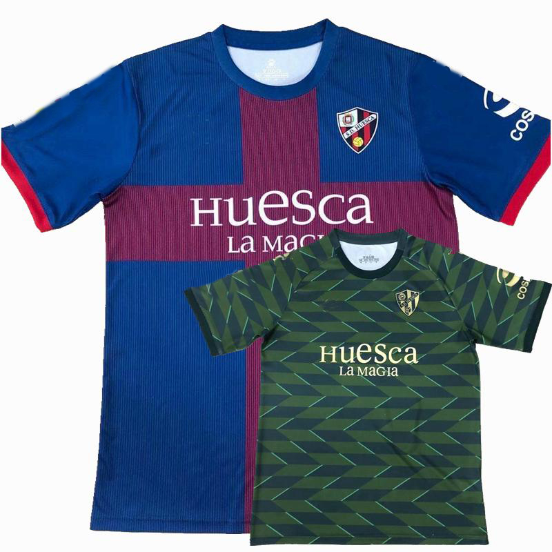 

2020 2021 SD Huesca Soccer Jerseys Huesca Mir Ontiveros Sergio Gómez home away 3rd 20 21 football shirt S-2XL