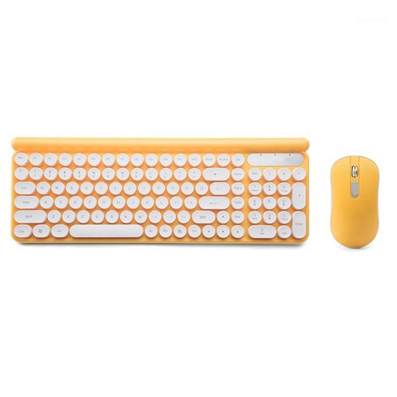 

Wireless Keyboard and Mouse Set Rechargeable Silent Computer Keypad Mouse 28GE1
