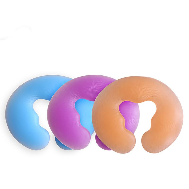 

New U Shaped Latex Pillows Neck Support for Beauty Salon Message SPA Treatment Headrest Cushion Soft Nursing Cushion Pillow
