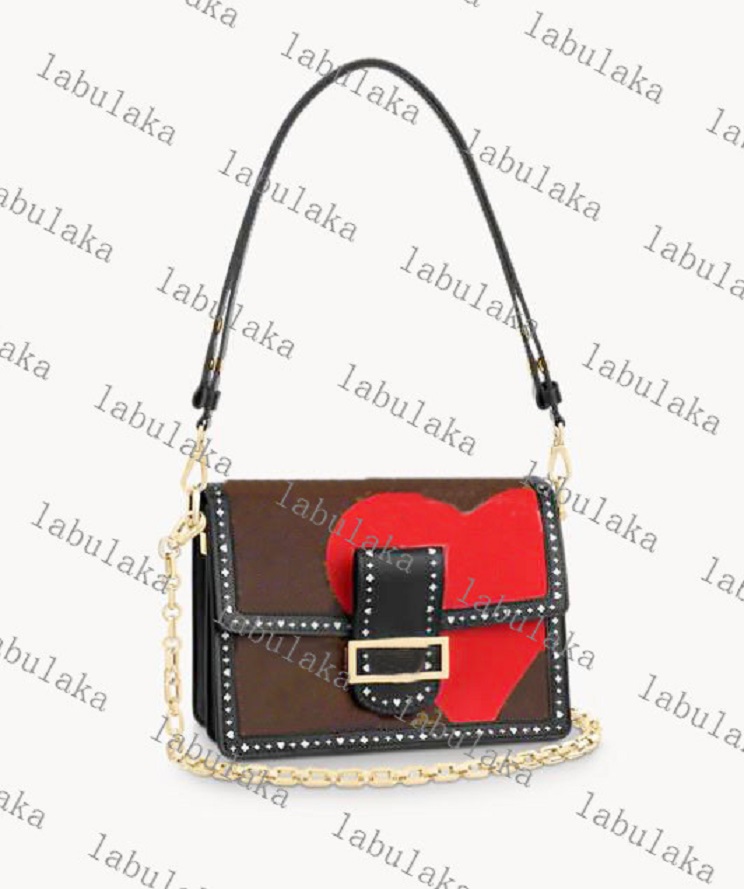 

Free Shipping Fashion DAUPHINE Bag Women's Handbags Designer Genuine Leather MM Shoulder Bag M57448, Not sell seprate gift