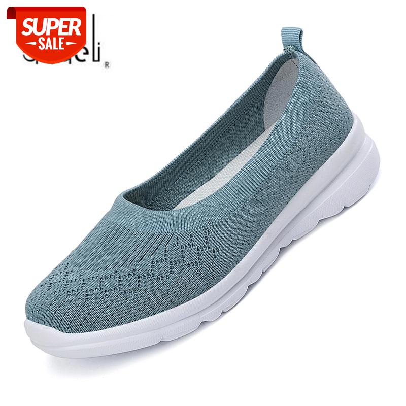

2020 Women Sneakers Fashion Socks Shoes Casual White Sneakers Summer knitted Vulcanized Shoes Women Trainers Tenis Feminino #HZ7N
