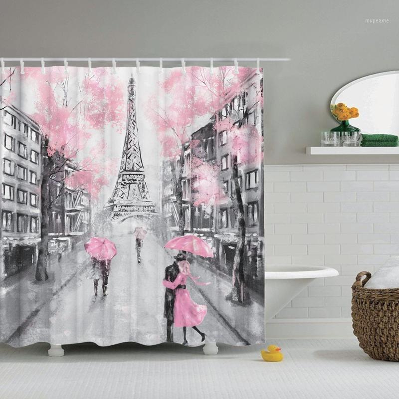 

Dafield Paris Fashion Shower Curtain Princess Dress Theme Cloth Fabric Bathroom Decor Set Waterproof Washable Shower Curtain1