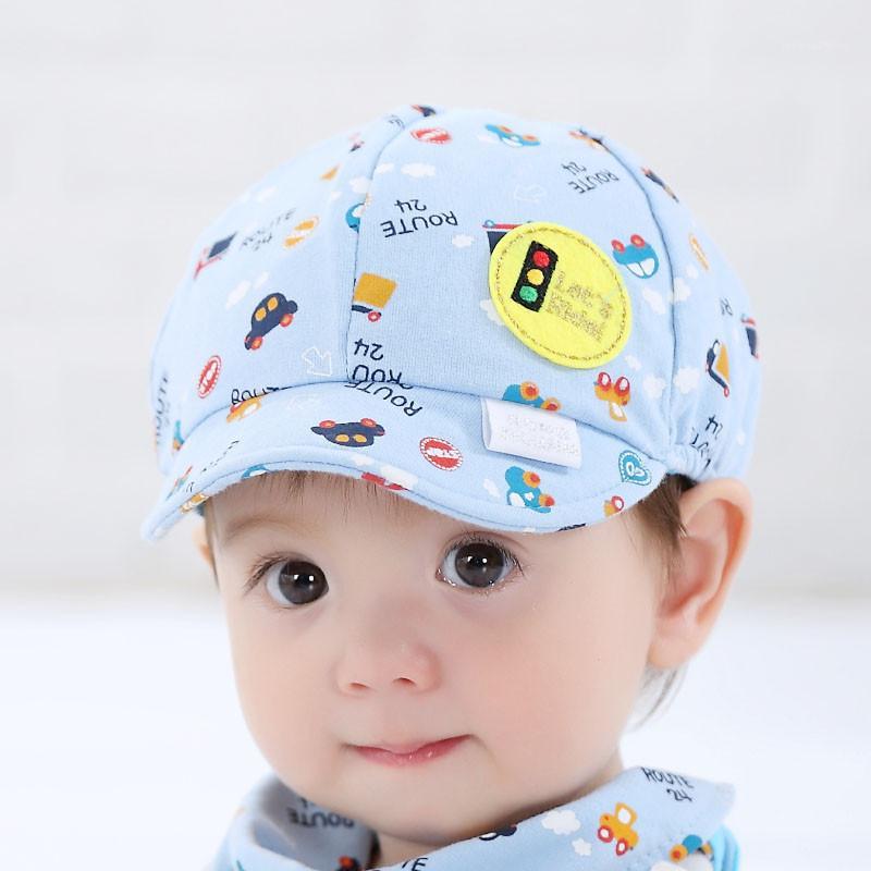 

Children Sun Hats Toddler Cap Cute Baby Kid Boy Girl Infant Hat Little Car Spring Newborn Photography Props Baseball Beret Cap1, Blue
