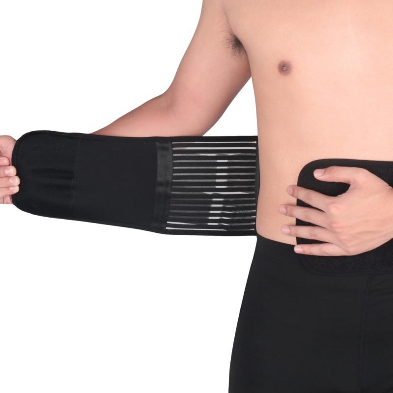 

Lumbar Waist Support Belt Strong Lower Back Brace Support Corset Belt Trainer Sweat Slim For Sports Relief Pain, Qj3053