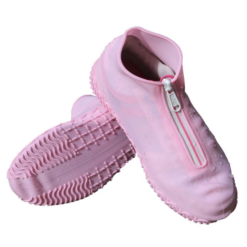

Waterproof non-slip rain zipper shoe covers for men, women and kids, suitable for indoor and outdoor rainy day