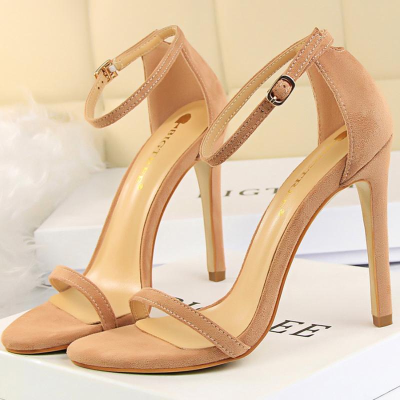 

2021 New Women 8cm 11cm High Heels Fetish Sandals Female Gladiator Cheap Strap Shoes Lady Nude Valentine Red Platform Prom Pumps, Red 11cm