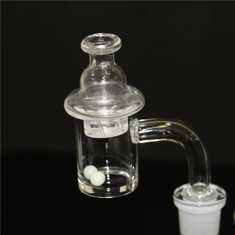 

New 25mm Quartz Banger Nail with Spinning Carb Cap and ruby Terp Pearl Female Male 10mm 14mm 18mm for Dab Rig Bong