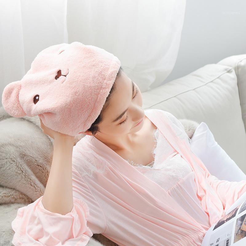 

Animal Cartoon Hair Dry Cap, Quick-Drying Headscarf, Cute Adult Female Models, Thick Super , Shower Cap1