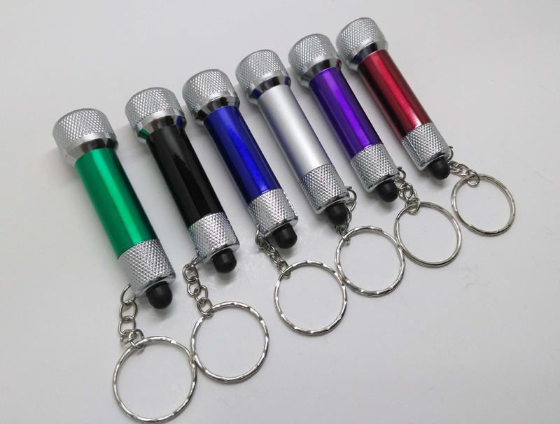 

A Powerful Led Flash light Key Chain Flashlight Convenient Portable Head Lamp Camping Torch Flash Light