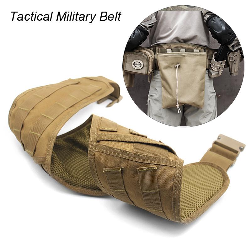 

Universal CS Equipment Nylon Molle Waist Combat Belt Army Tactical Cummerbunds Wargame Hunting Accessories, Tactical waistband b