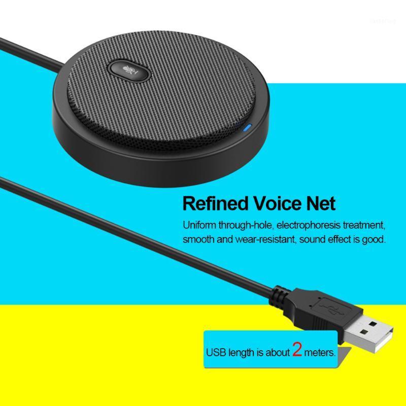 

USB Omni-directional Condenser Microphone Mic for Meeting Business Conference Computer Desktop Laptop PC Voice Chat Video Game1
