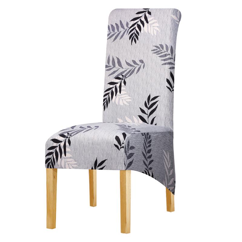 

Elastic Long Back Chair Cover Style High Back Seat Covers Europe Universal for Home Restaurant Hotel Party Banquet Christmasc