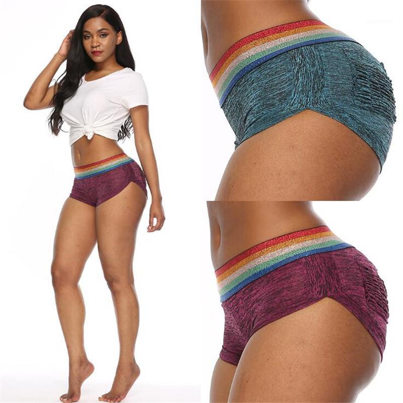 

High Waist Yoga Shorts Sexy Women Fitness Short Workout Leggings Tights Spandex Shorts Running Leggins Femme Girls GYM Short1, Blue