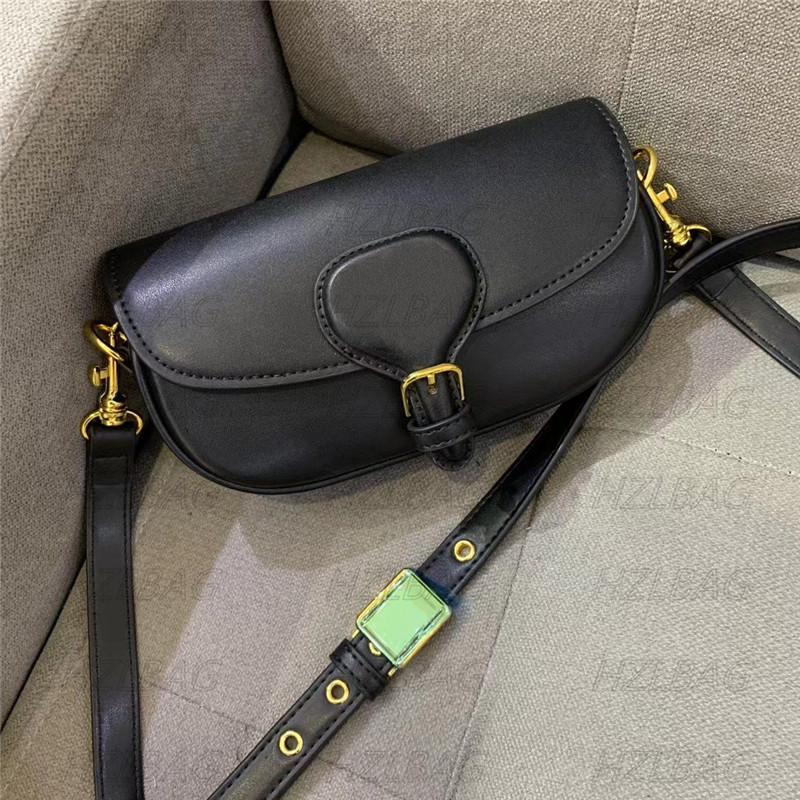 

Bobby East-West bag black brown white adjustable sliding shoulder strap 30 MONTAIGNE Cross Body military-inspired buckle Designer Bags, 02