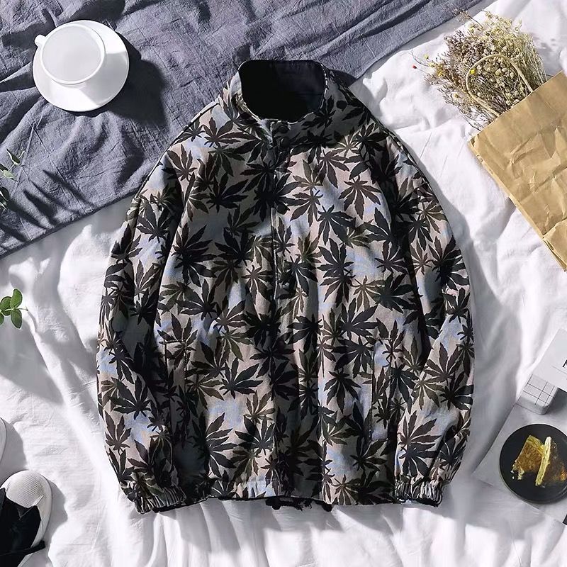 

2021 High quality Version of Two Sides Work Done with Men's Tools Fall Winter Student Jacket Trend YPCY, Beige