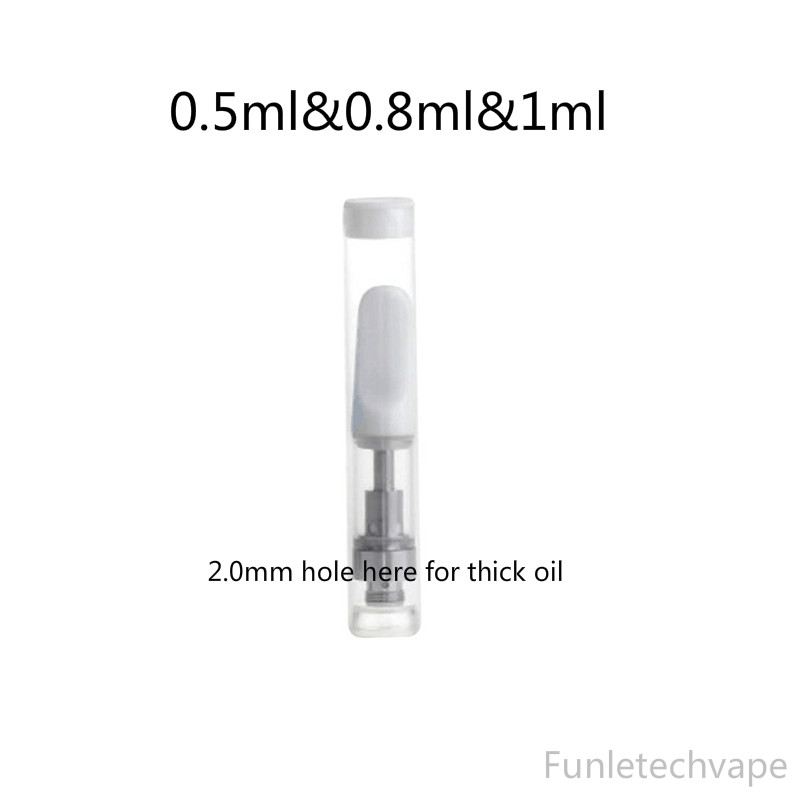 

Certificated factory Ceramic Vape atomizers Press In Carts 510 Disposable Cartridge 0.5ML 1.0ML No Leaking Vaporizer