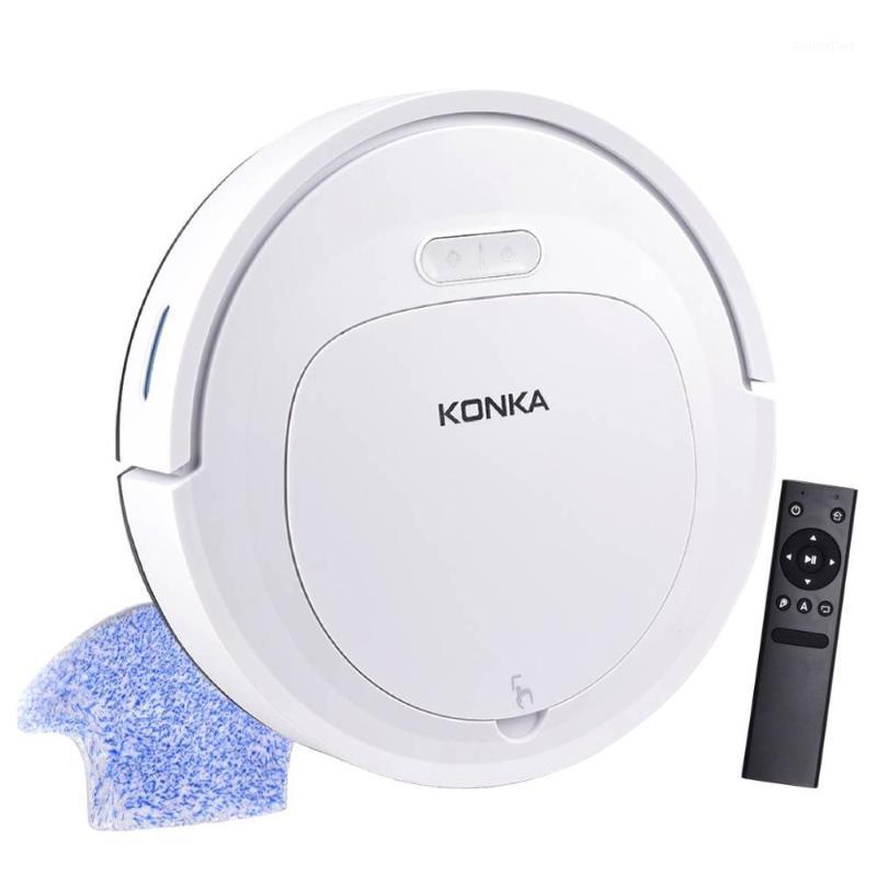 

IKONKA V88 Robot Vacuum Cleaner Sweep&Wet Mop Simultaneously For Hard Floors&Carpet Run 150mins before Automatically Charge1