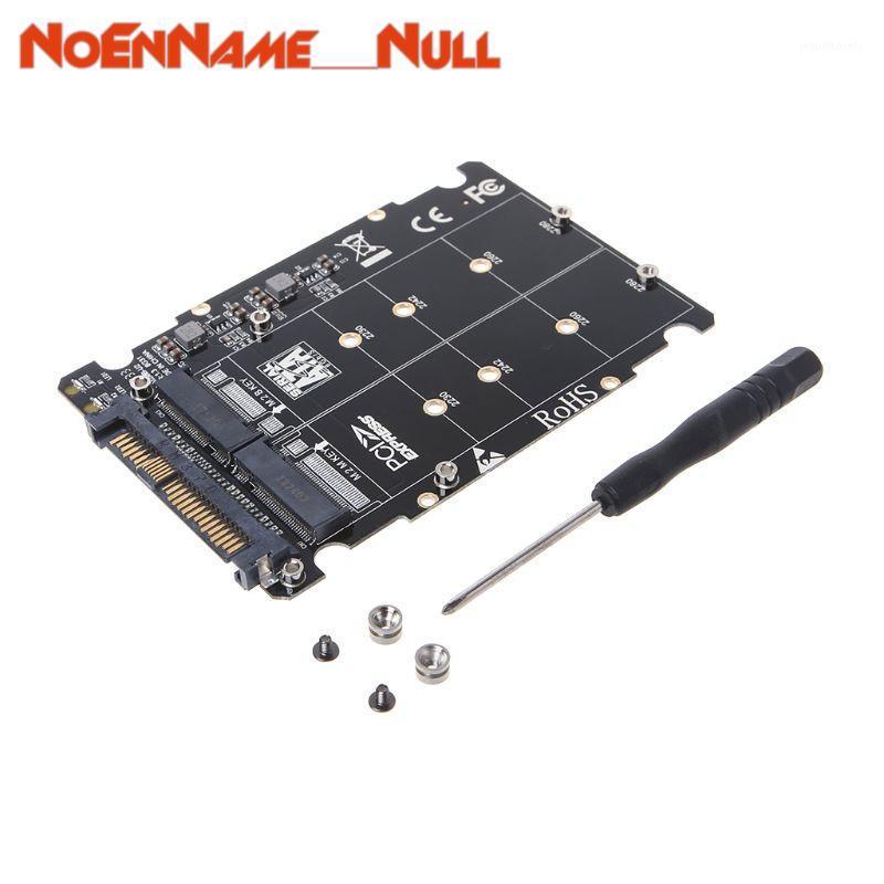 

2 in 1 M.2 NVMe SATA-Bus NGFF SSD to PCI-e U.2 SFF-8639 Adapter PCIe M2 Converter Desktop Computer dropshipping1