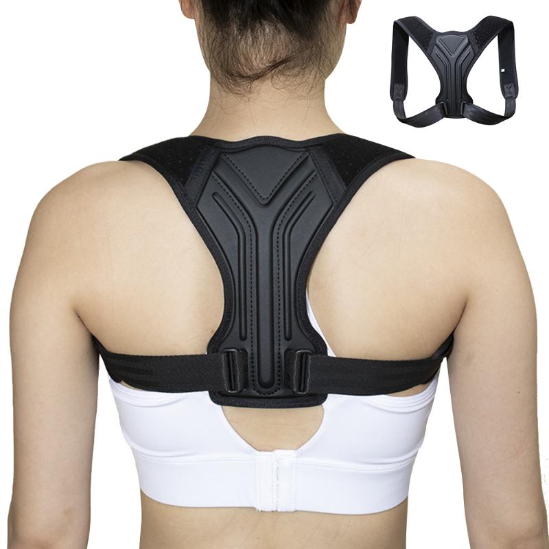 

Back Corrector Corset Clavicle Spine Correction Back Support Belt Comfortable Soft Strip Corrector For Adult Yoga, Xs