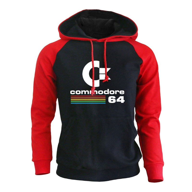 

Men Raglan Hoodie Sweatshirts 2020 Autumn Winter Casual Hoodies Men Streetwear Homme Hoody Mens Sweatshirt, Blackred