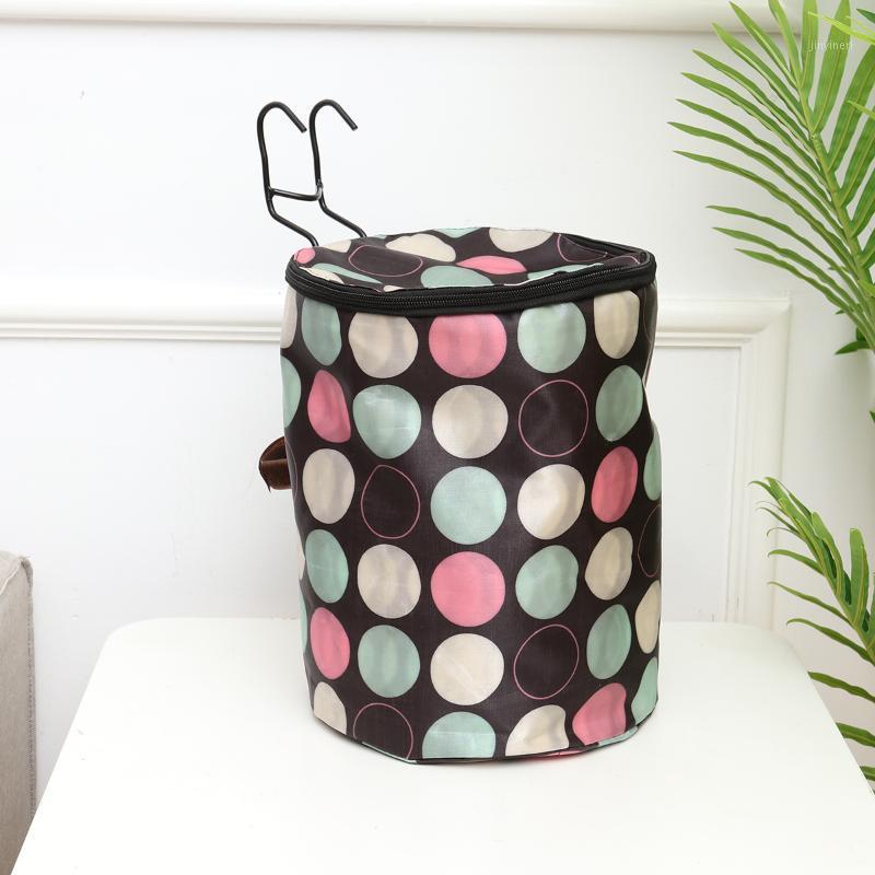 

Fashion Canvas Bicycle Basket Foldable Bicycle Hanging Storage Bag Outdoor Cycling Holder Storage Basket Bike Accessories1