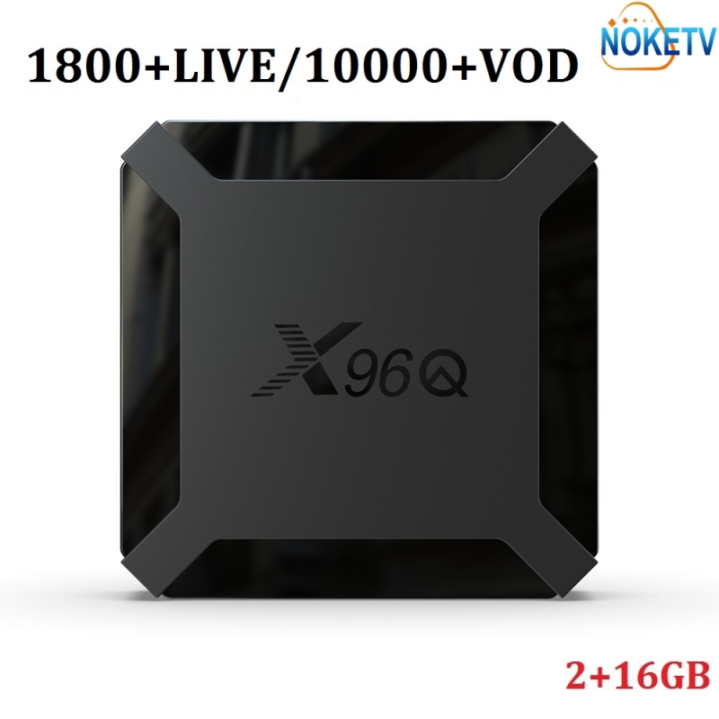 

12 mois avec X96Q (2 + 16 Go) Android Media Box pour les programmes TV européens Français Arabe Italien