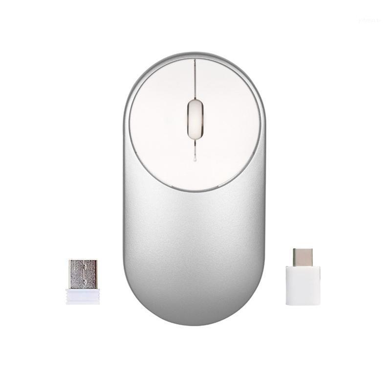 

Type C Wireless Mouse, 2.4G Wireless Mouse USB C Computer Mice with USB and Type Receiver Compatible with Notebook, Computer,1