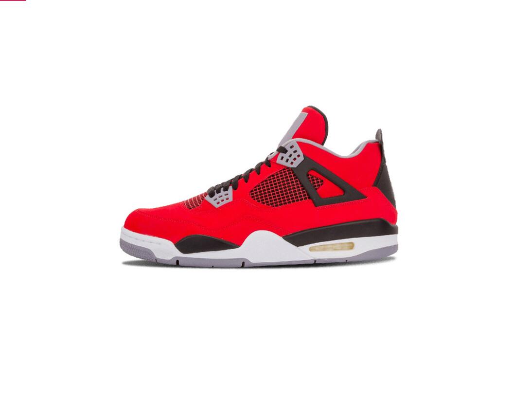 

Air 4 Retro Bred Men Basketball Shoes Original High Top Sneakers Basketball Shoes Men Women g24, Black